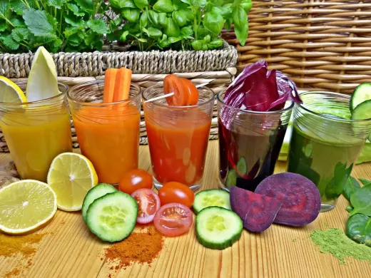 Benefícios de uma limpeza com suco detox